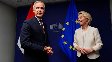 Von der Leyen abre la puerta a Canad� para convertirse en miembro asociado de la UE y Trump amenaza con aranceles