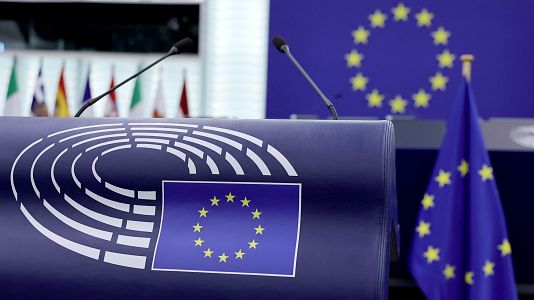 Sesi�n plenaria del Parlamento Europeo en Estrasburgo