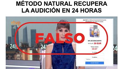 RTVE no promociona este producto contra la p�rdida de audici�n, es falso