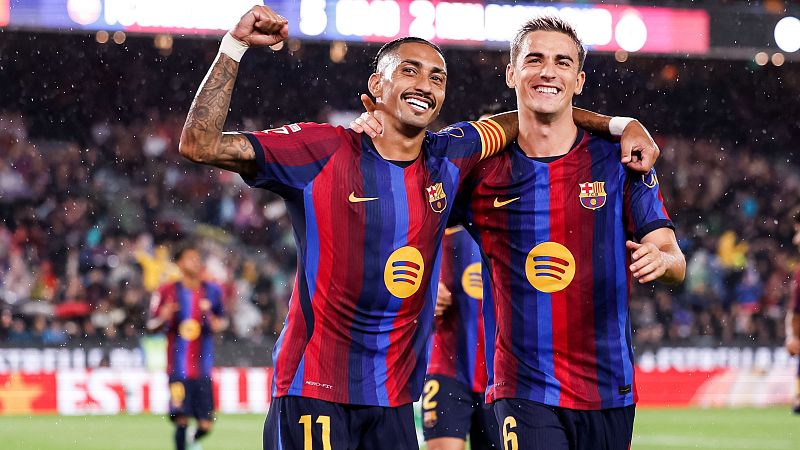 El Sevilla no consigue frenar al Barça: séptima victoria consecutiva con otro hat-trick de Raphinha