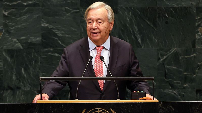Guterres advierte del riesgo de que el mundo "se divida en dos bloques" en su último discurso ante la Asamblea de la ONU