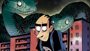 Detalle de la portada de 'En el nido de las serpientes', de Zerocalcare (Reservoir Books)