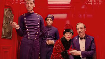 'El gran hotel Budapest' con Ralph Fiennes y Tilda Swinton