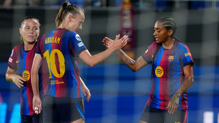 El Bar�a gana al Paris FC en su estreno en la Champions