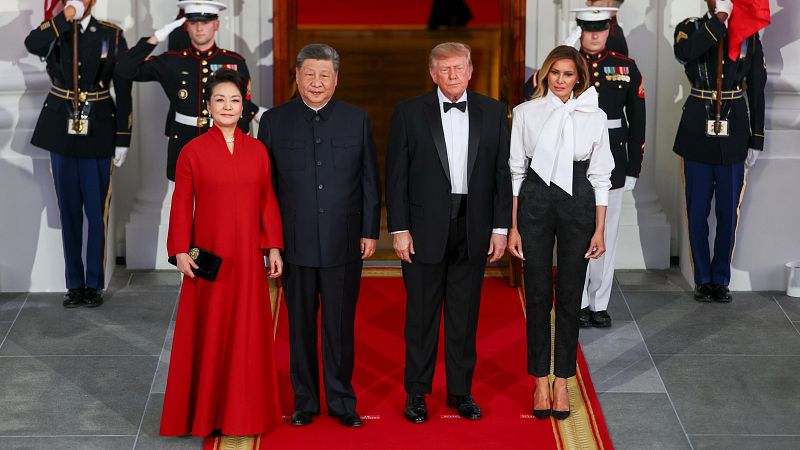 La Casa Blanca veta a periodistas de CNN y MS NOW en la llegada de Xi a la cena con Trump pese a la orden del juez