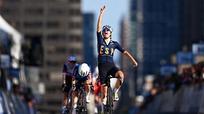 Alejandra Neira gana el Mundial de ciclismo junior en Montreal (Canad�)