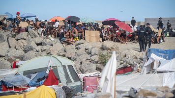 Detienen a dos inmigrantes en la playa del Trampol�n de Ceuta por una violaci�n a una menor marroqu�