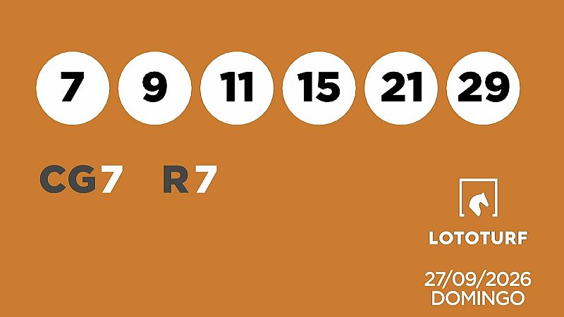 Sorteo de Lototurf y Quíntuple Plus del domingo 27 de septiembre