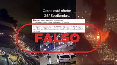 Este v�deo no muestra disturbios en Ceuta el 26 de septiembre, es Marruecos en julio