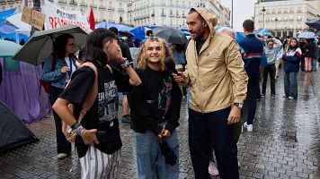Jorge Ponce visita la acampada por la vivienda en Sol | La Revuelta 28/9/26