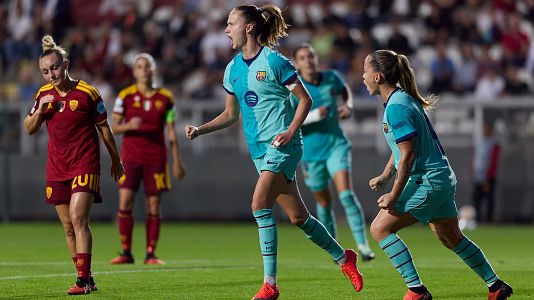 Caroline Graham Hansen, goleadora en el Roma - FC Barcelona