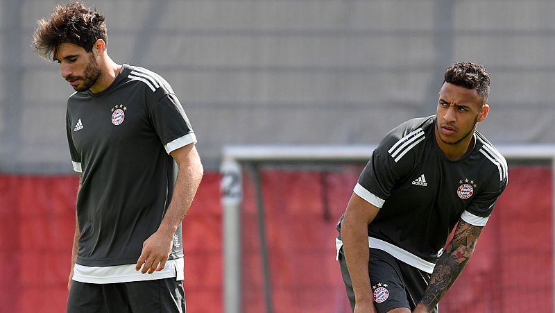 Alaba y Javi Martínez entrenan con el Bayern y Robben es duda