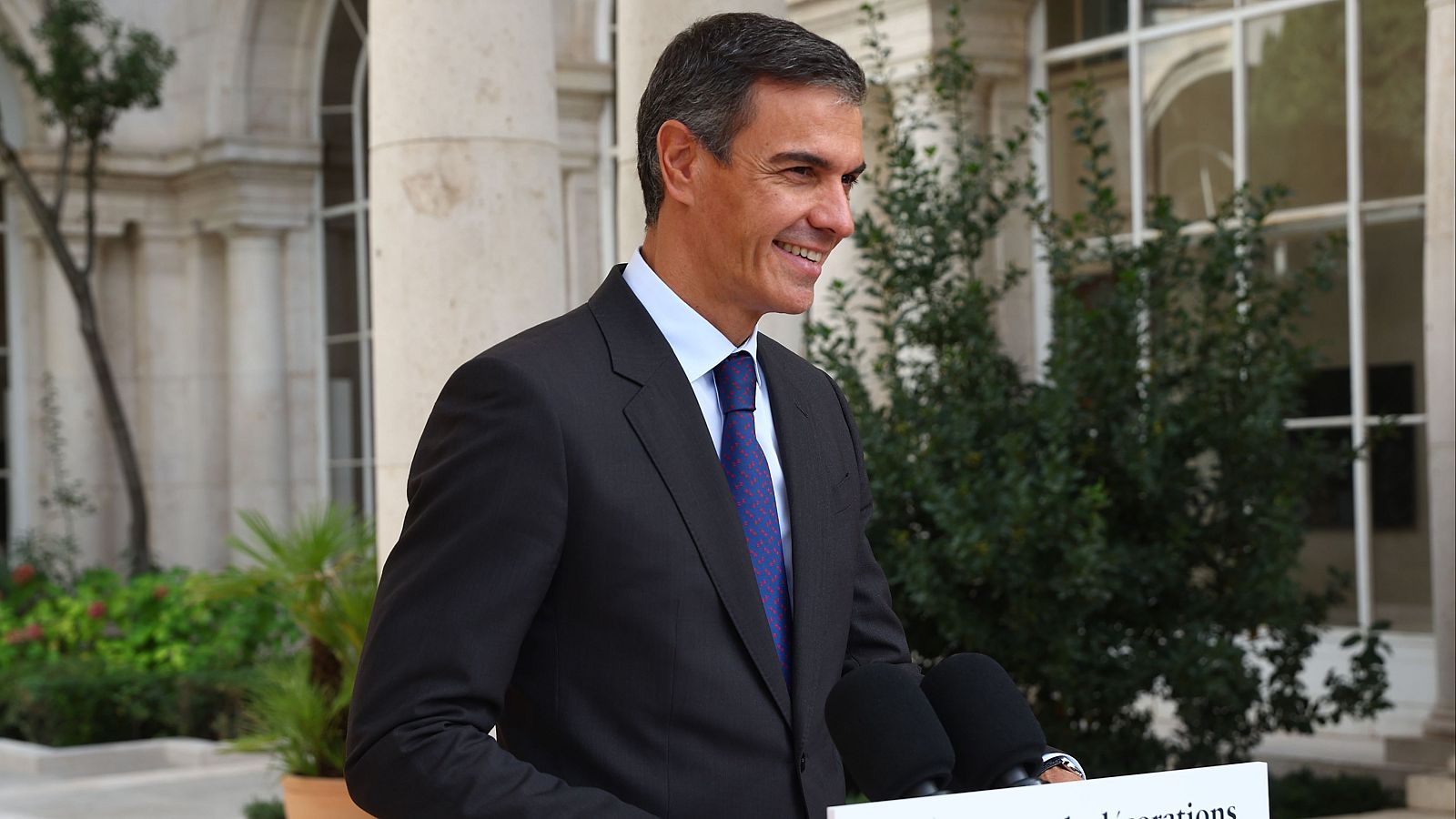 El presidente del Gobierno, Pedro Sánchez