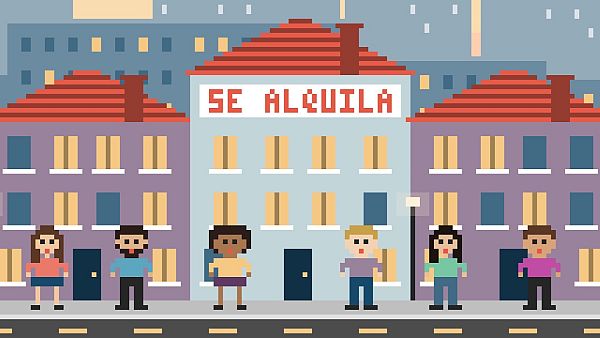 Los j�venes espa�oles frente al muro del alquiler