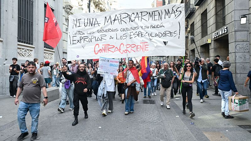 Un ola de manifestaciones por la crisis de la vivienda siembra de indignación la geografía española