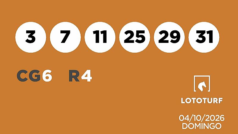 Sorteo de Lototurf y Quíntuple Plus del domingo 4 de octubre