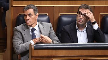 Pedro S�nchez y Carlos Cuerpo