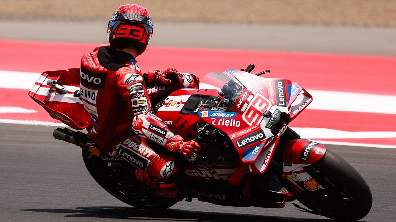 Marc M�rquez gana una ca�tica carrera al sprint en Indonesia y se pone l�der del Mundial de MotoGP