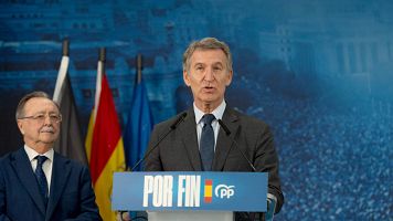 El l�der y candidato del PP a las elecciones, Alberto N��ez Feij�o.