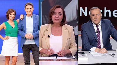 La 1 alcanza un 13,4 % y colidera el mi�rcoles con sus informativos, programas de actualidad y ficci�n