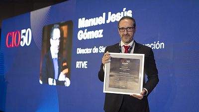 Manuel G�mez Zotano, reconocido en los CIO 50 Awards por su liderazgo en la transformaci�n tecnol�gica de RTVE