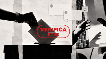 Imagen de urna de votaci�n y mensajes en redes sociales.