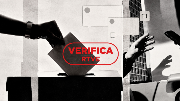 Imagen de urna de votaci�n y mensajes en redes sociales.