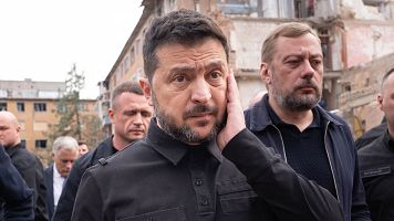 Volodymyr Zelensky, presidente de Ucrania
