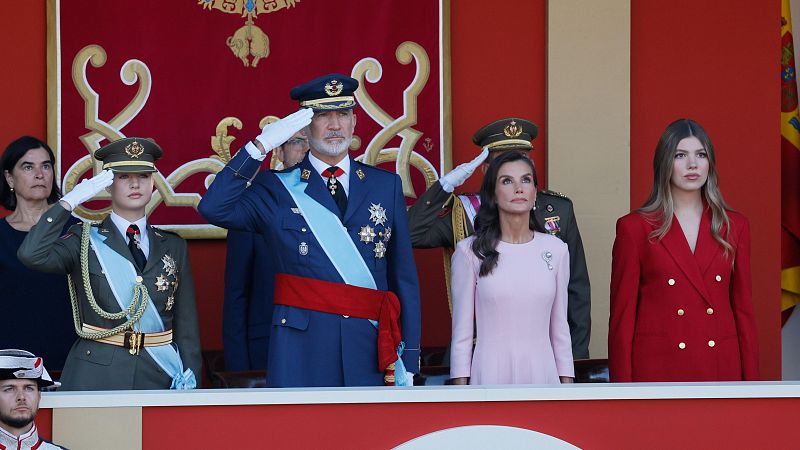 La 1 (15,2 %) lidera y la cobertura de RTVE del Día de la Fiesta Nacional es lo más visto del lunes