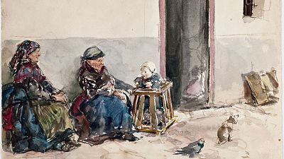 Ricardo de Madrazo se reivindica con sus acuarelas y dibujos en el Museo del Prado