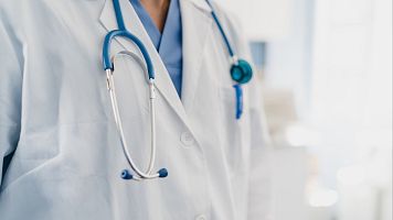 Imagen de un m�dico en un hospital