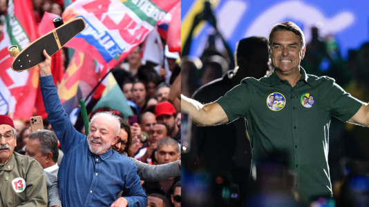Lula da Silva y Fl�vio Bolsonaro se baten en las elecciones brasile�as