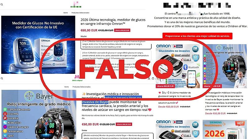 Cuidado con esta p�gina web: promociona la venta de productos falsificados
