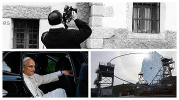 Combo de noticias: 70 a�os de TVE en Robledillo, el papa y telescopios en La Palma