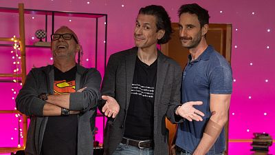 Arturo Gonz�lez-Campos, Rodrigo Cort�s y Dani Rovira en 'Mi persona favorita'