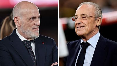 Javier Tebas y Florentino P�rez