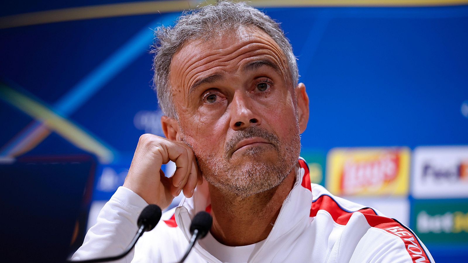 Luis Enrique, en rueda de prensa