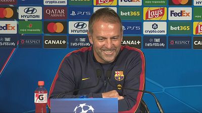 El Bar�a de Flick se examina ante el PSG a las puertas del cl�sico: "Es una buena prueba para ver d�nde estamos"