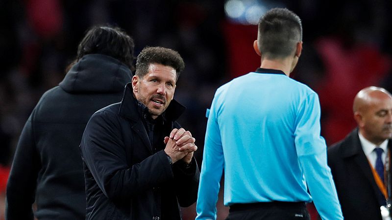 La UEFA sanciona con cuatro partidos a Simeone