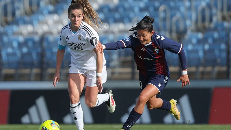 Tere Abelleira, en un partido con el Real Madrid