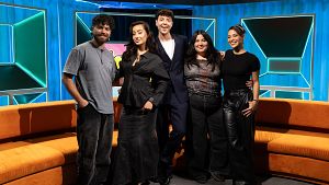 El equipo de 'Memes & Dramas' en el plat� del primer programa