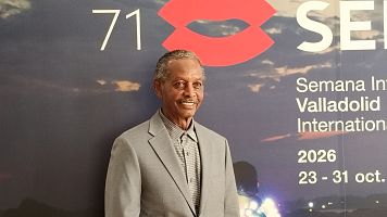 El sonidista Willie D. Burton en el Festrival de Valladolid, donde ha recibido la Espiga de Honor