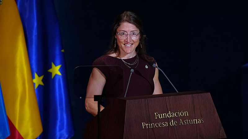 Christina Koch, en los Premios Princesa de Asturias: "Todos los seres humanos compartimos la necesidad de sentir amor"