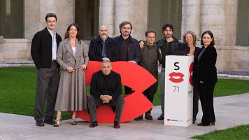 El equipo de 'Matar un oso' en Valladolid (Europa Press 2026)