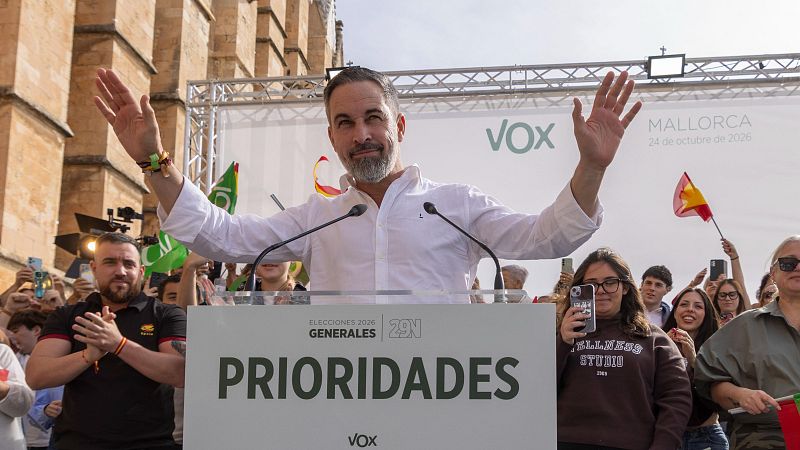 Abascal pide estar en "alerta máxima" el 29N ante un Gobierno "desesperado" y capaz de "cualquier cosa"