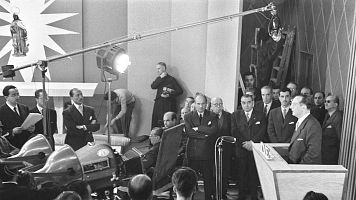 Emisi�n inaugural de TVE el 28 de octubre de 1956