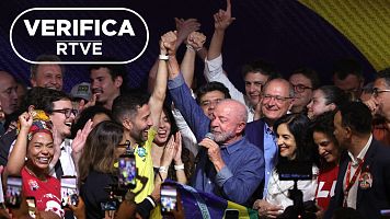 Lula celebra su triunfo electoral junto al diputado Andr� Janones con sello 'VerificaRTVE'
