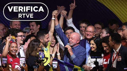 Lula celebra su triunfo electoral junto al diputado Andr� Janones con sello 'VerificaRTVE'