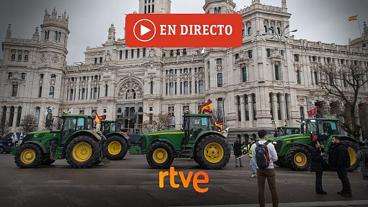 Tractorada en Madrid, en directo: los agricultores protestan por los costes y los precios en origen