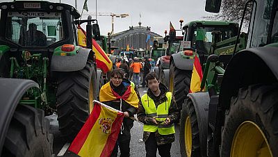 Tractorada en Madrid, en directo: los agricultores protestan por los costes y los precios en origen